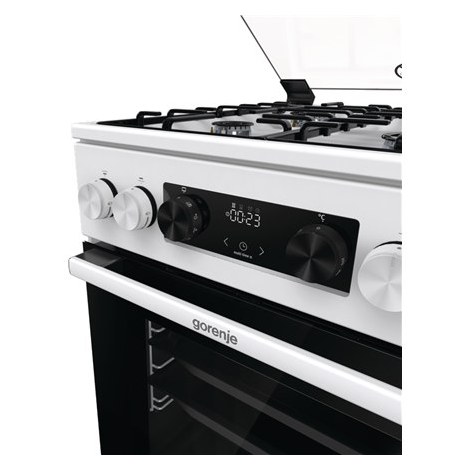Gorenje | Cooker | GK5C41WH | Hob type Gas | Oven type Electric | White | Width 50 cm | Grilling | Depth 59.4 cm | 70 L - 4